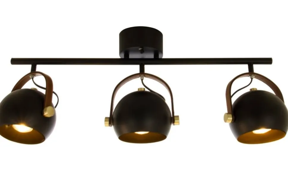 Aneta Lighting kattovalaisin Bow 3-os. musta