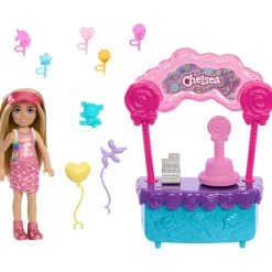 Barbie nukke Chelsea ja karkkikoju