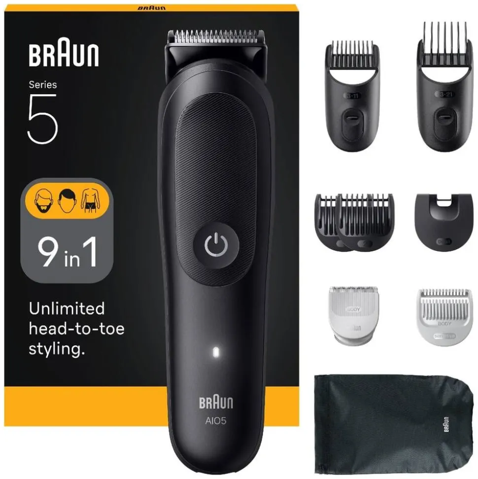 Braun partatrimmeri AIO5540 9-IN-1 All-In-One Series
