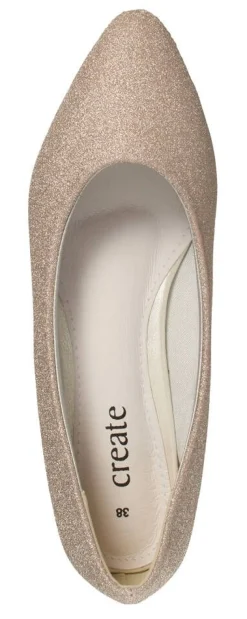 Create ballerinat R23-1-518 Champagne