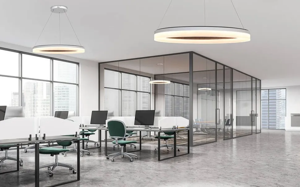 Design by Grönlund Acoustic Circulo 120 kattovalaisin tummanharmaa 4000K