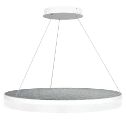 Design by Grönlund Acoustic Circulo 80 kattovalaisin vaaleanharmaa 4000K