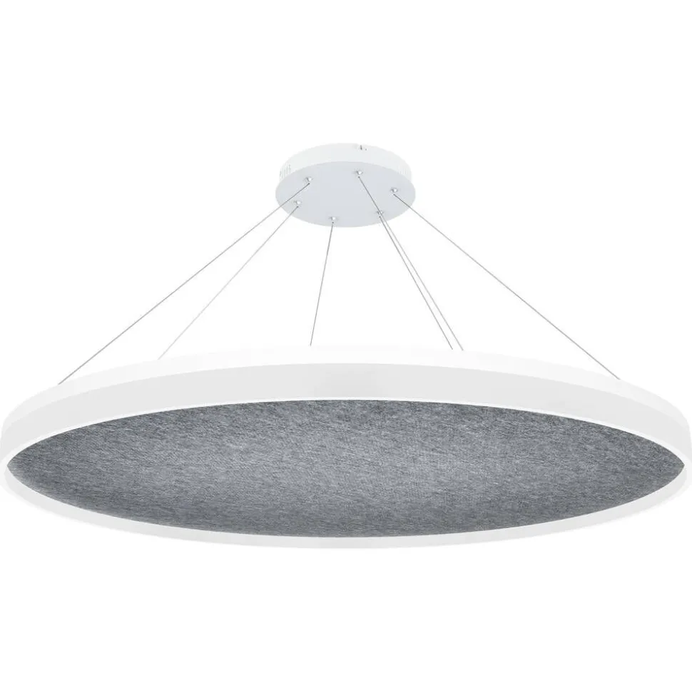 Design by Grönlund Acoustic Circulo 120 kattovalaisin vaaleanharmaa 4000K