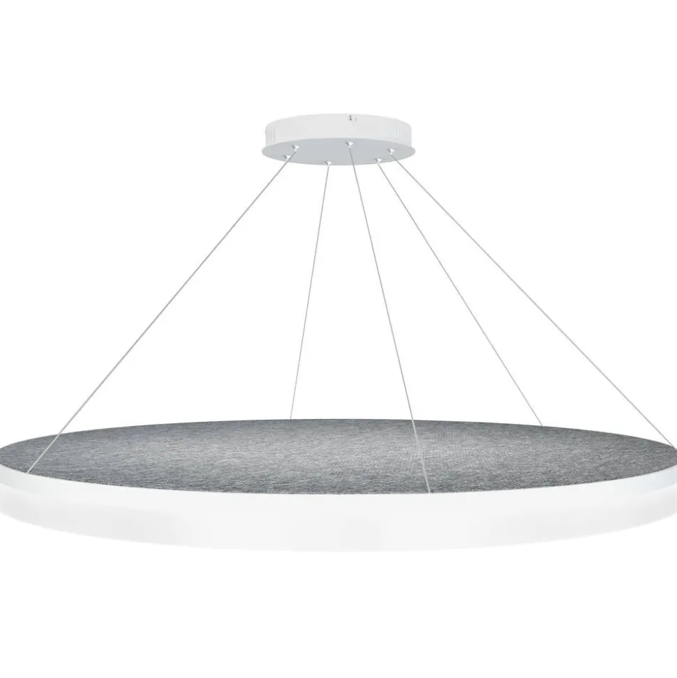 Design by Grönlund Acoustic Circulo 120 kattovalaisin vaaleanharmaa 4000K