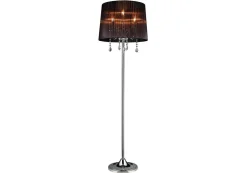 Design by Grönlund Crystal lattiavalaisin musta/kromi