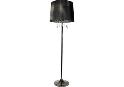 Design by Grönlund Crystal lattiavalaisin musta/mustakromi