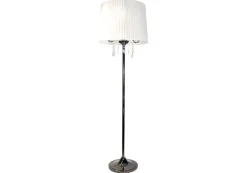 Design by Grönlund Crystal lattiavalaisin valkoinen/mustakromi