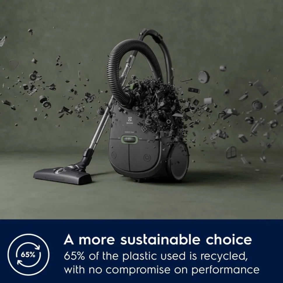 Electrolux pölynimuri Clean 600 Green Bagged EB61C2GRN harmaa