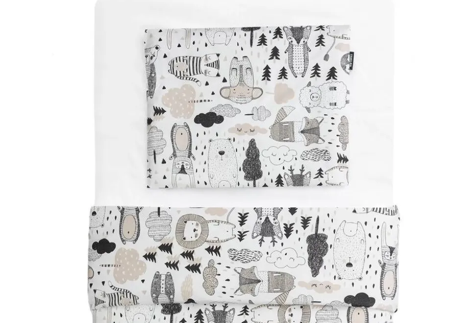 Familon Kaverit Organic vauvan pl+tl setti 85x125/35x45 kaakao