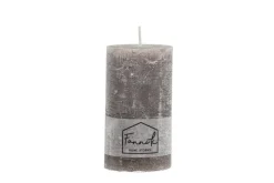Fanni K Home pöytäkynttilä Rustiikki 6,8x12 cm harmaa