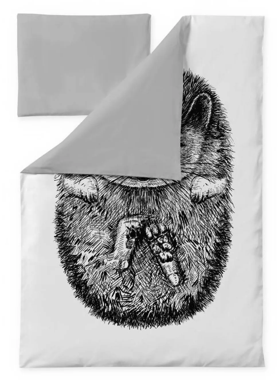 Finlayson vauvan pussilakanasetti Siili 85x125+40x60 cm mu/va