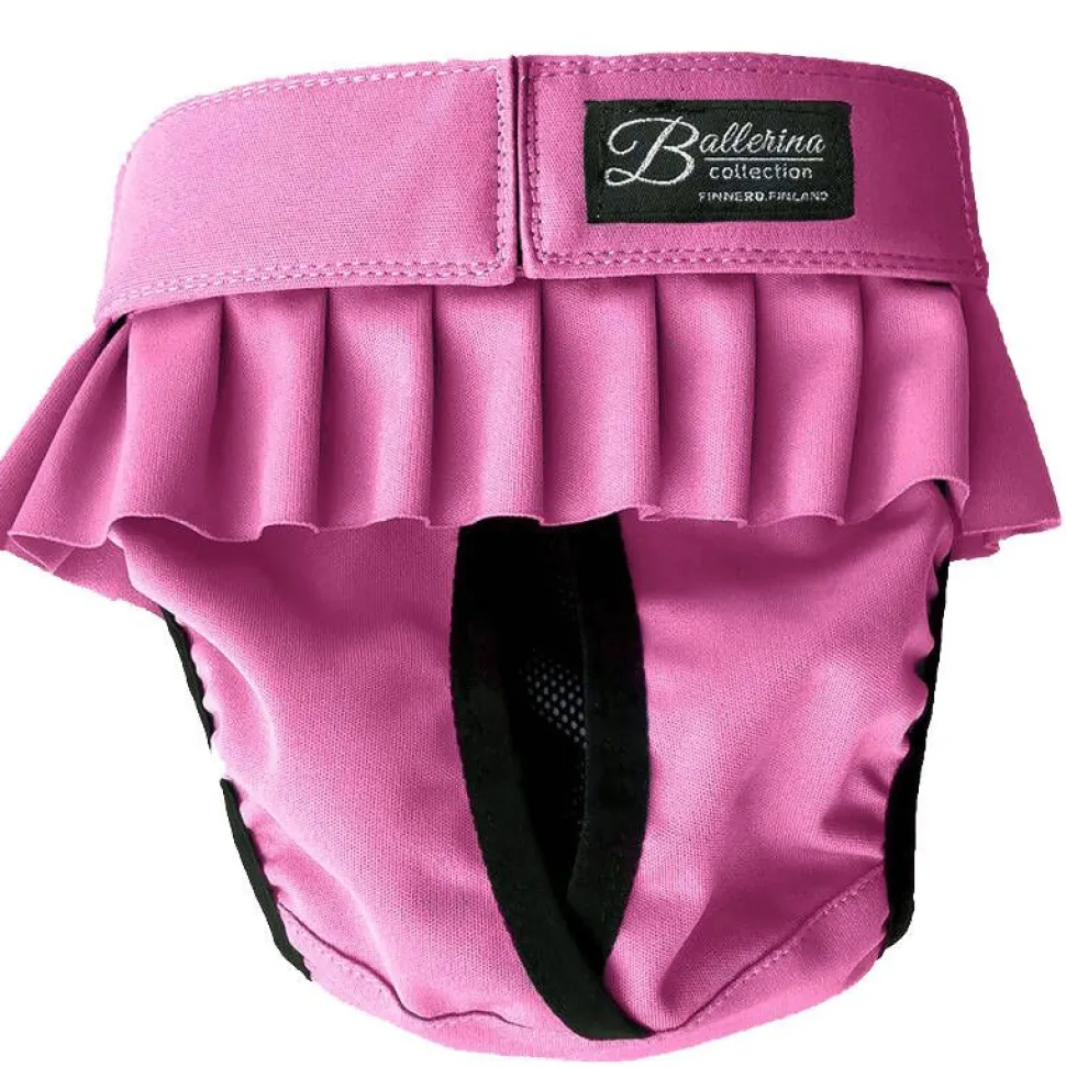 Finnero Ballerina juoksuhousut koiralle pinkki koko 4 (M)
