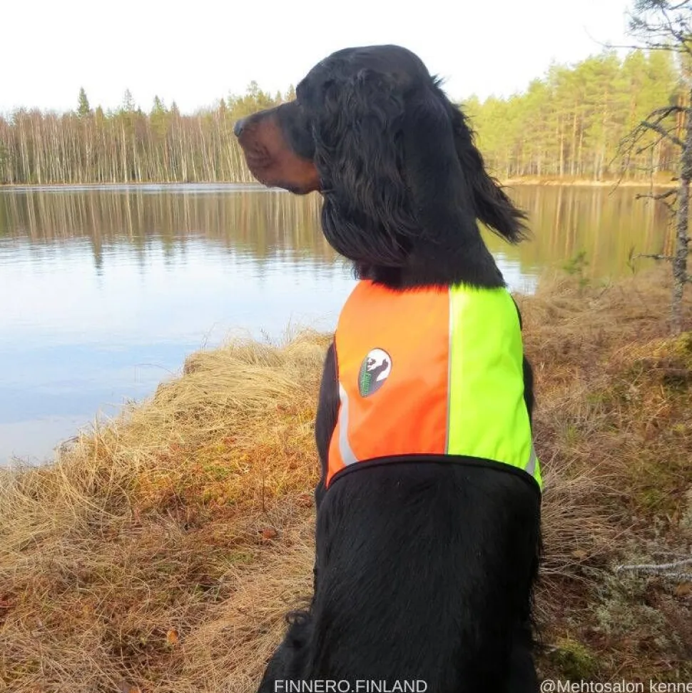 Finnero Ukko Signal Vest Metsästysliivi punainen/keltainen L
