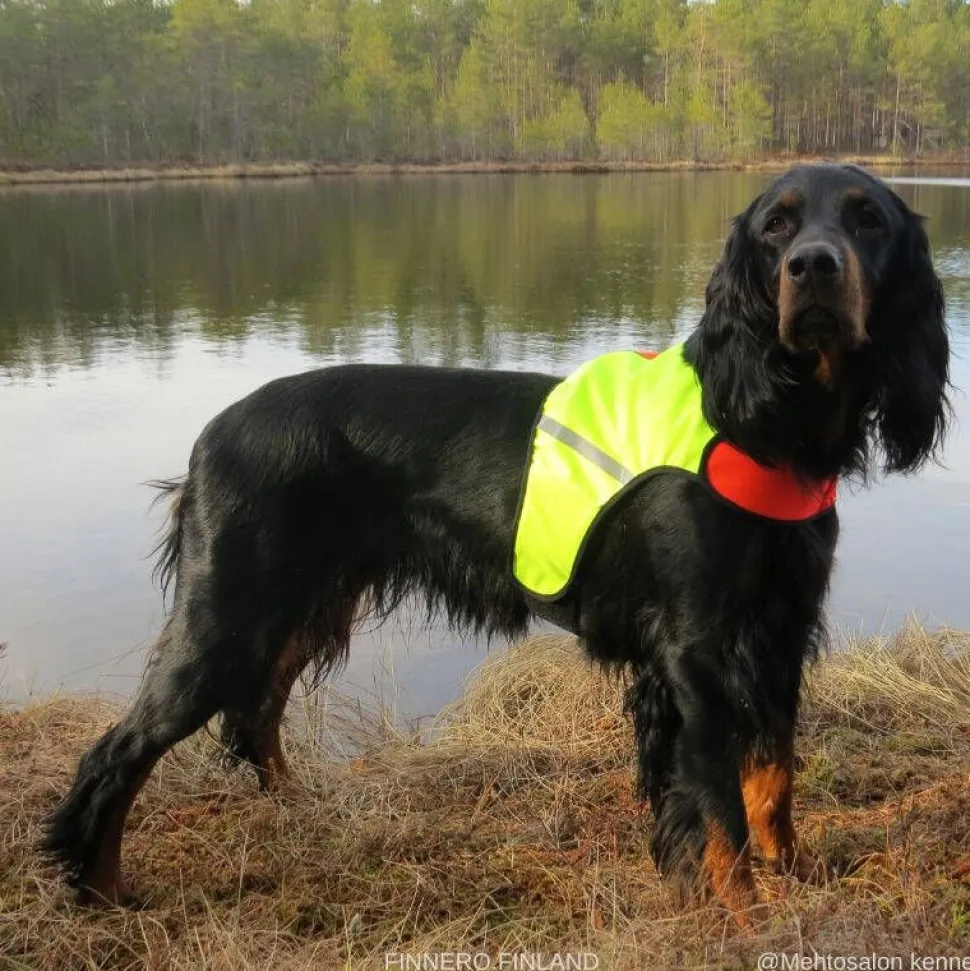 Finnero Ukko Signal Vest Metsästysliivi punainen/keltainen L