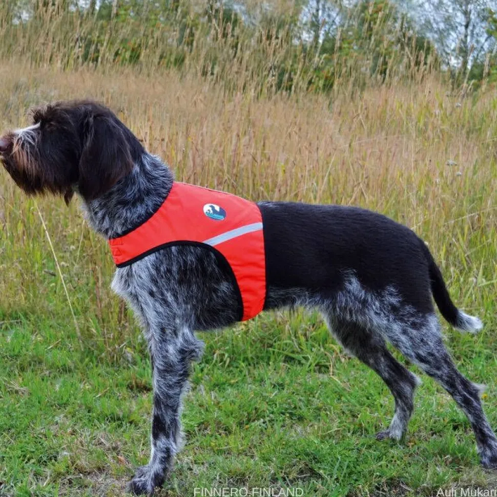 Finnero Ukko Signal Vest Metsästysliivi punainen/keltainen L