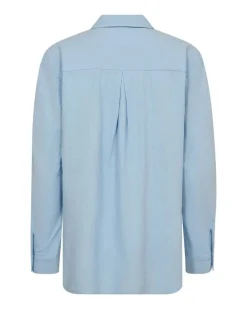 Freequent pusero FqLava-Sh-Simple Chambray Blue