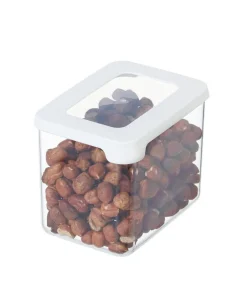 Gastromax Säilytyspurkki 0,8 L läpinäkyvä/valkoinen