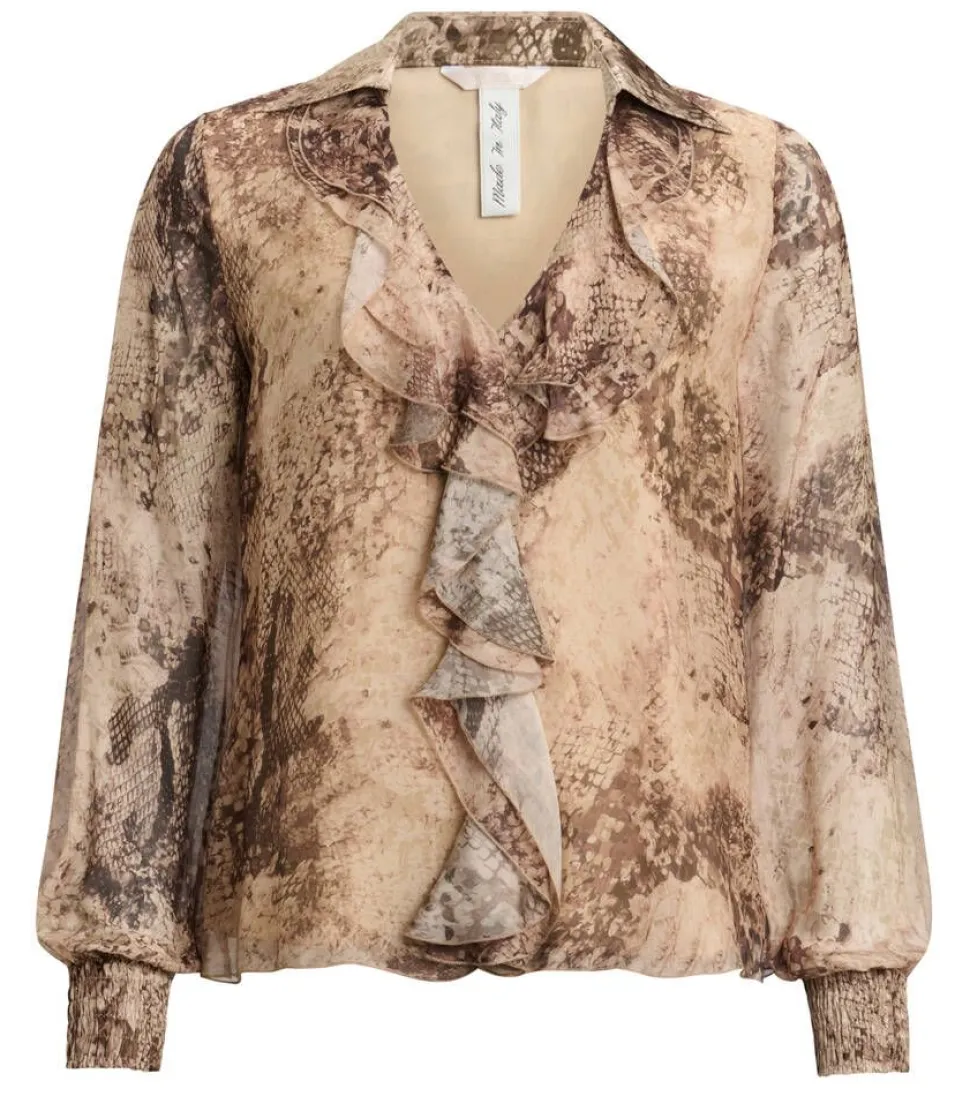 Guess pusero Soave ruffle