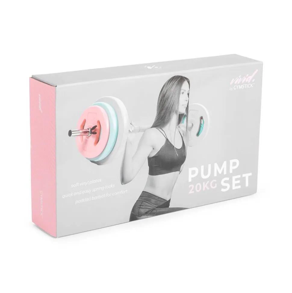 Gymstick pumppisetti 20 kg Vivid