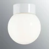 Ifö Electric Classic Glob Ø150mm, valkoinen, suora posliinikanta