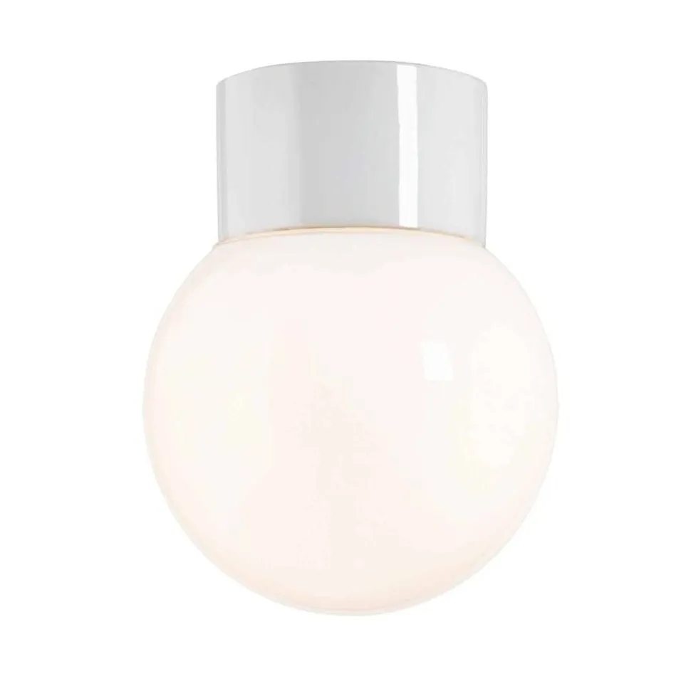 Ifö Electric Classic Glob Ø150mm, valkoinen, suora posliinikanta