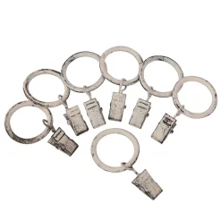 Ihanin verhorenkaat nipistimellä 25/32 mm valkokulta