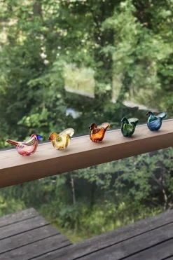 Iittala Birds by Toikka Sieppo lohenpunainen/sininen