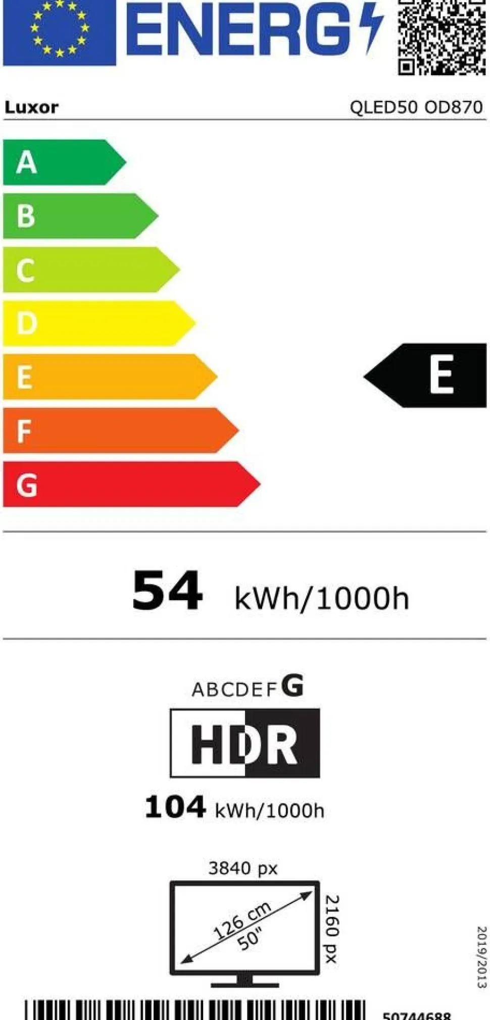 Luxor TV 50" QLED50 OD870