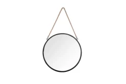 Mirrors and More peili Taira Ø40 cm musta narulla