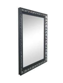 Mirrors and More peili Tanja 55 x 70 cm musta/hopea