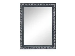 Mirrors and More peili Tanja 55 x 70 cm musta/hopea
