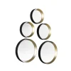 Mirrors and More peilisetti Vivien 5-pack musta/kulta
