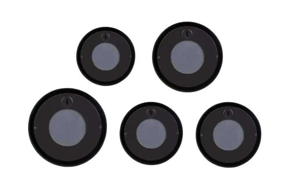 Mirrors and More peilisetti Vivien 5-pack musta/kulta