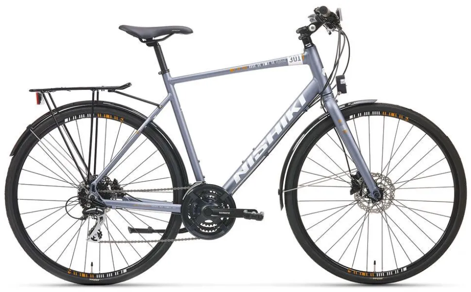 Nishiki hybridipyörä 301 28'' 24v 56 mattaharmaa