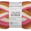 Novita 7 Veljestä Raita lanka Jättiraita 150g 8271 ilta-auri
