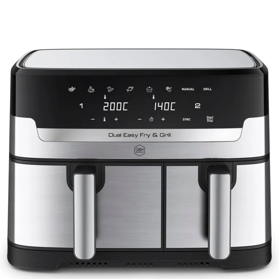 Obh Nordica Dual Easy Fry & Grill