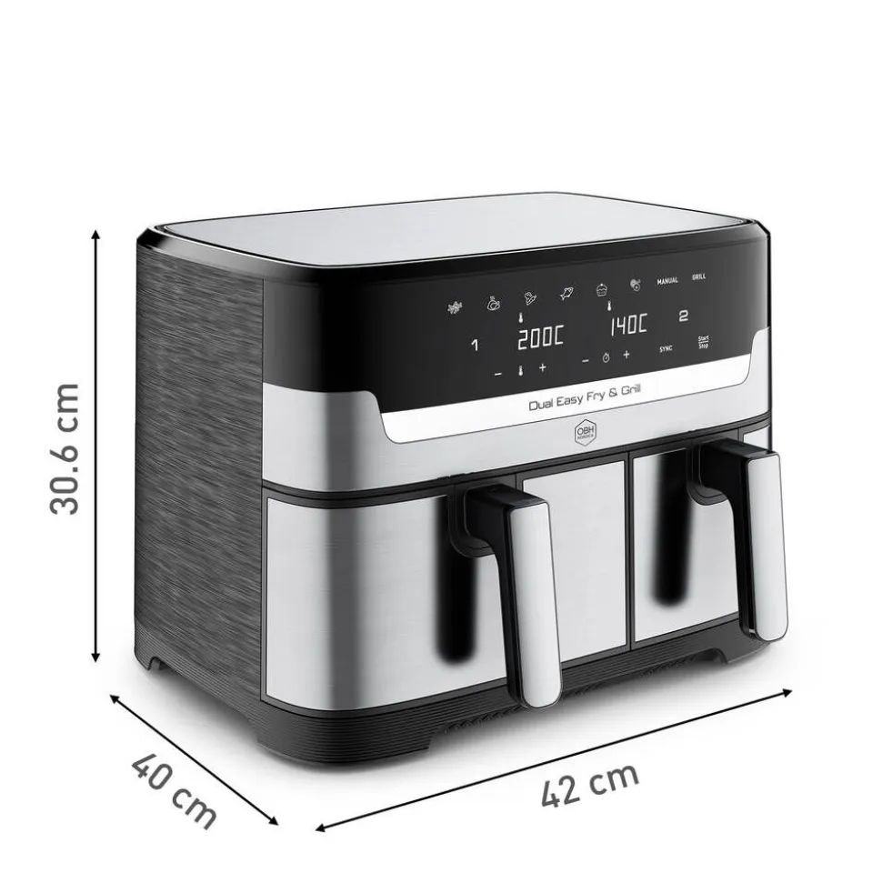Obh Nordica Dual Easy Fry & Grill