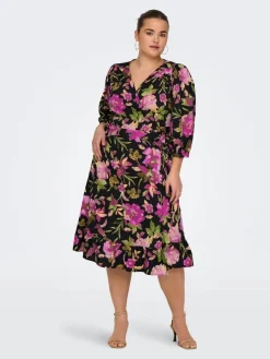 Only Carmakoma mekko Carlivia 3/4 Wrap