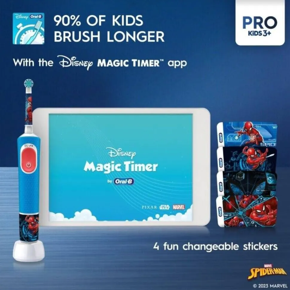 Oral-B sähköhammasharja Vitality Pro Kids Spiderman