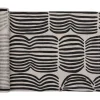 Pentik kaitaliina Vilja 43x160 cm puuvilla-pellava musta