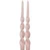 Pentik kruunukynttilä Kierre hile v.punainen 28 cm 2 kpl