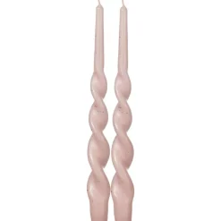 Pentik kruunukynttilä Kierre hile v.punainen 28 cm 2 kpl