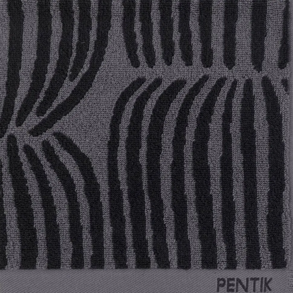 Pentik Vilja käsipyyhe musta 50x70 cm