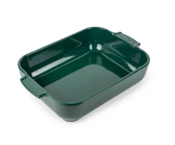 Peugeot keraaminen Appolia-vuoka suorakaide 32 cm metsän vih
