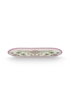 Pip Studio kakkutarjotin Lily&Lotus 33,3x15,5 cm Off White