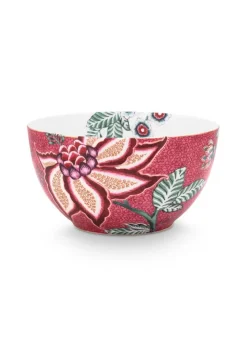 Pip Studio kulho Flower Festival 15 cm Dark Pink