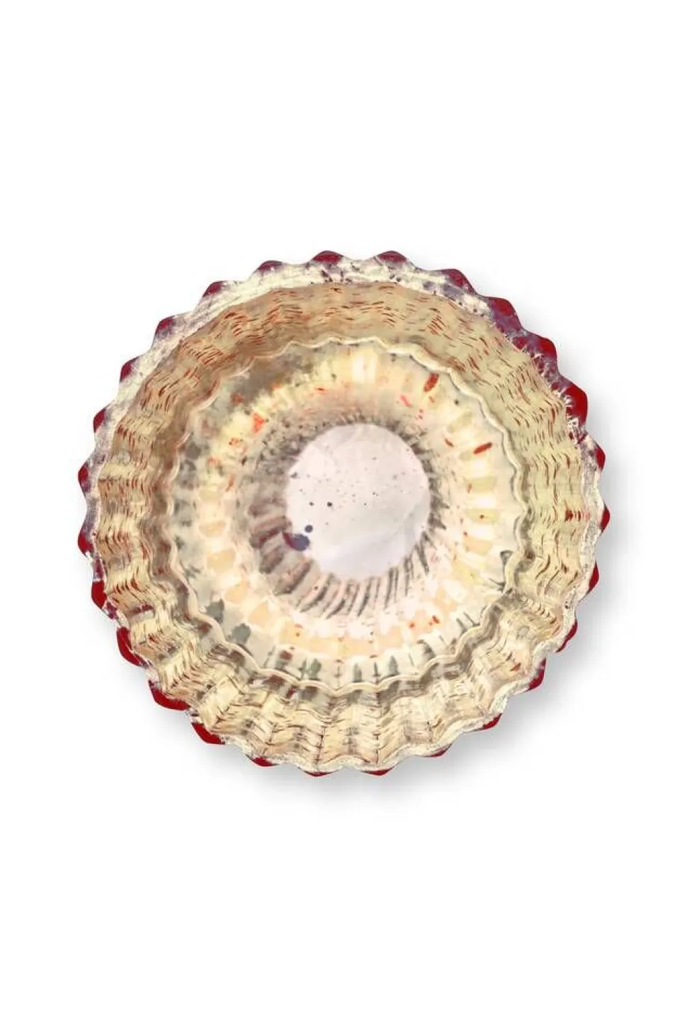 Pip Studio kynttilälyhty Glass Red Small 7x7cm 4 kpl