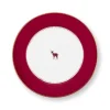 Pip Studio lautanen Love Birds Dark 21 cm Red