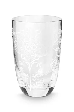 Pip Studio longdrinklasi Flower White 400 ml 2 kpl