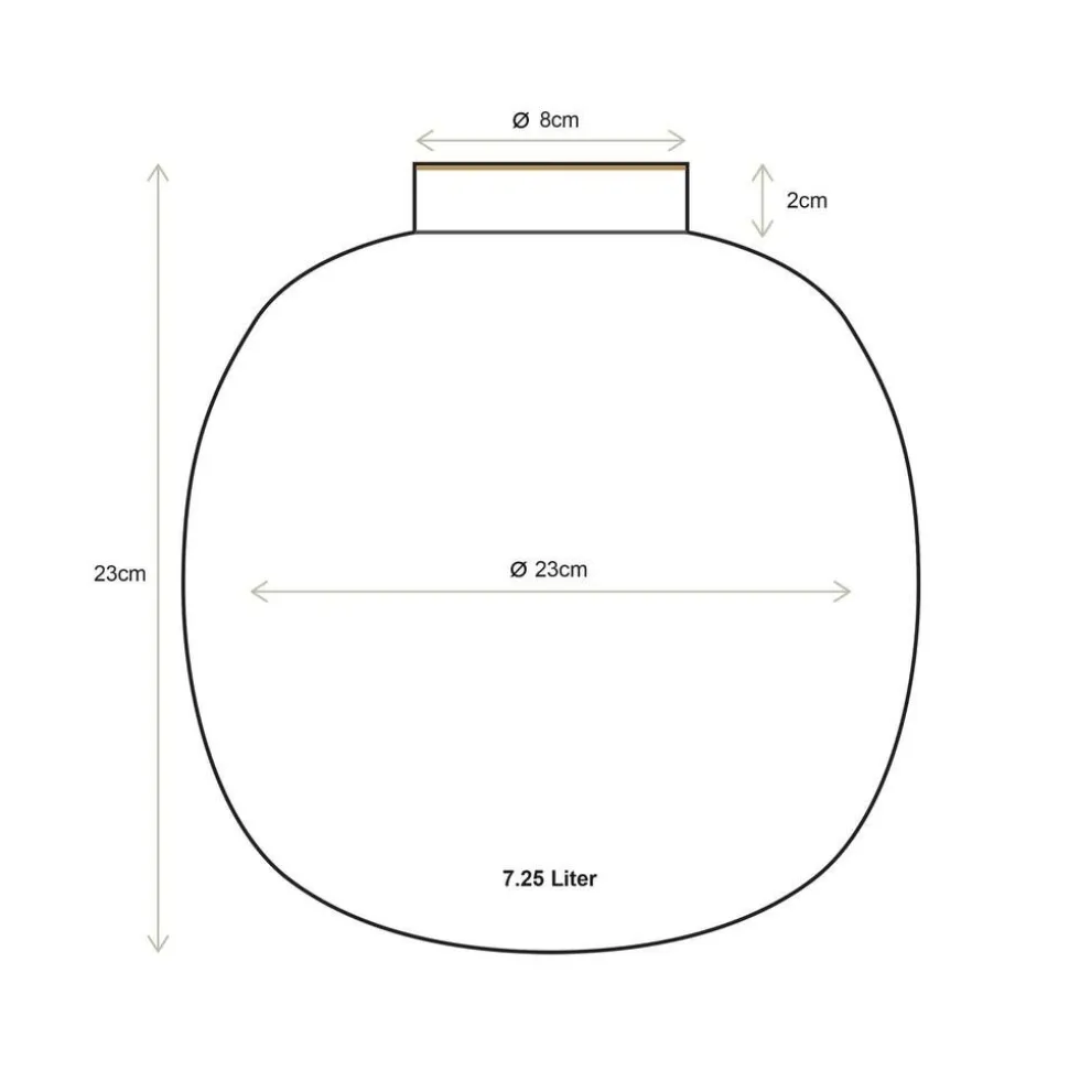 Pip Studio maljakko Metal Dots 23 cm White-Gold